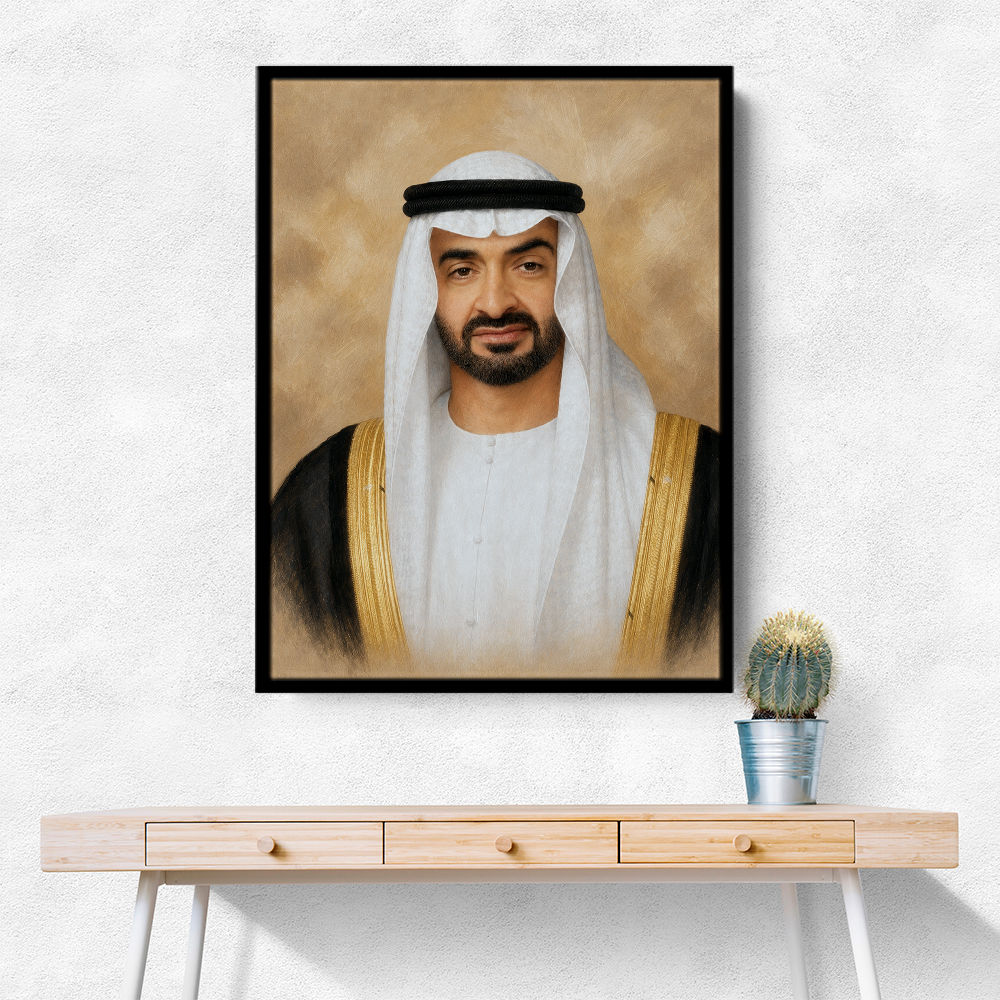 Sheikh Mohammed Bin Zayed Al Nahyan Classic Royal Portrait