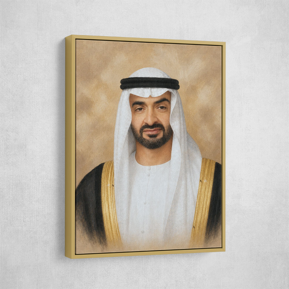 Sheikh Mohammed Bin Zayed Al Nahyan Classic Royal Portrait