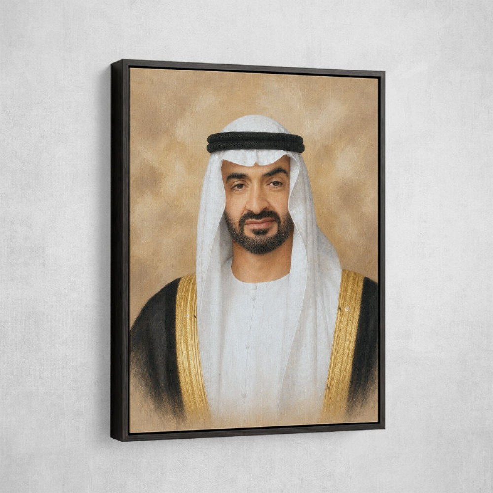 Sheikh Mohammed Bin Zayed Al Nahyan Classic Royal Portrait