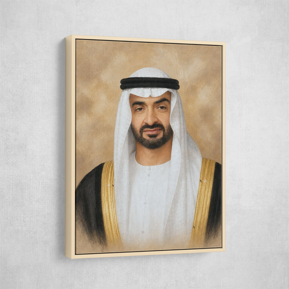 Sheikh Mohammed Bin Zayed Al Nahyan Classic Royal Portrait