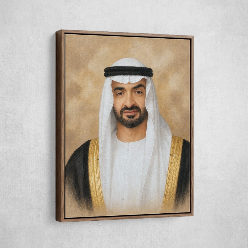 Sheikh Mohammed Bin Zayed Al Nahyan Classic Royal Portrait