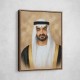 Sheikh Mohammed Bin Zayed Al Nahyan Classic Royal Portrait