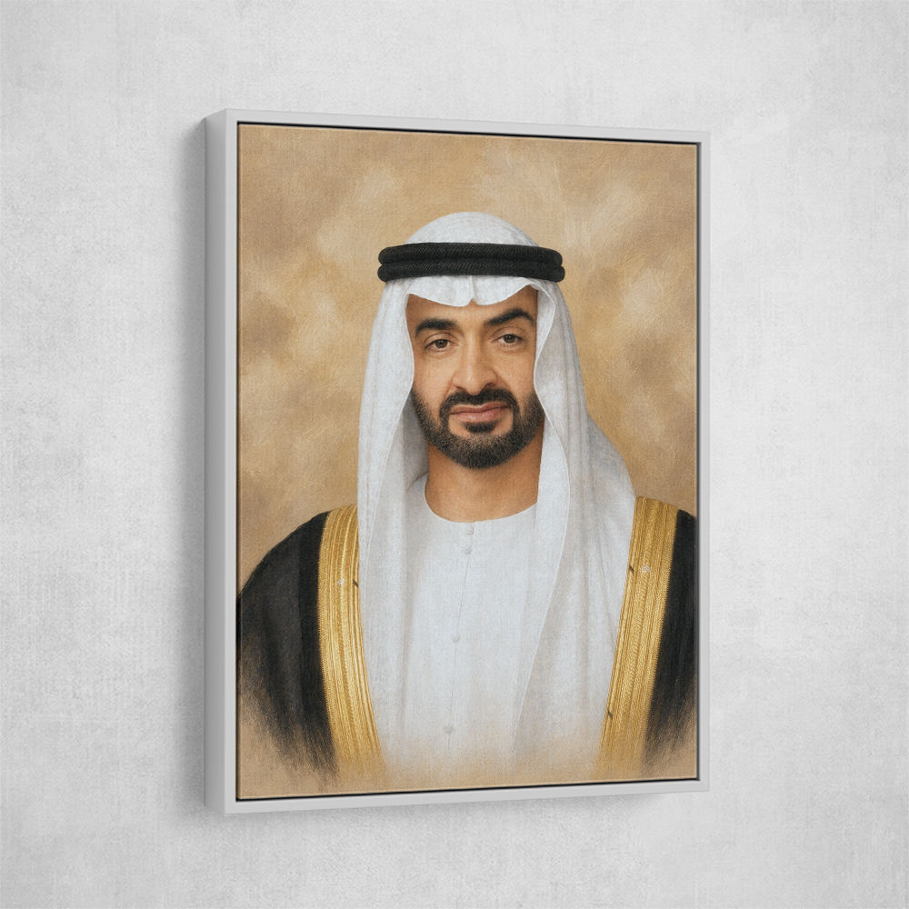 Sheikh Mohammed Bin Zayed Al Nahyan Classic Royal Portrait