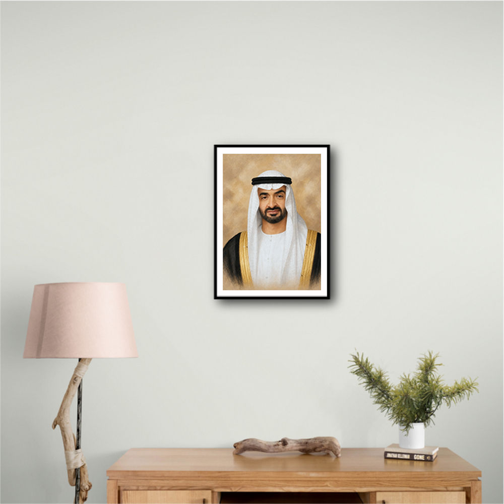 Sheikh Mohammed Bin Zayed Al Nahyan Classic Royal Portrait