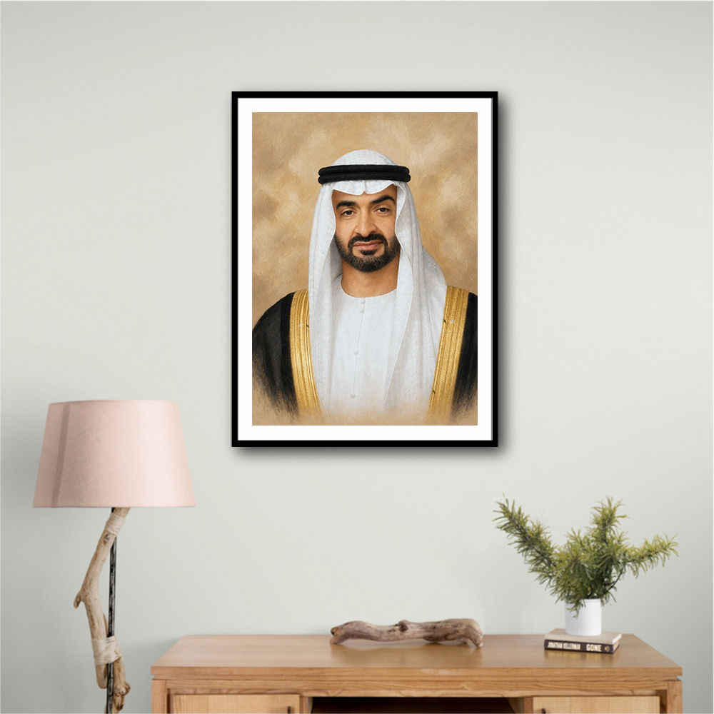 Sheikh Mohammed Bin Zayed Al Nahyan Classic Royal Portrait
