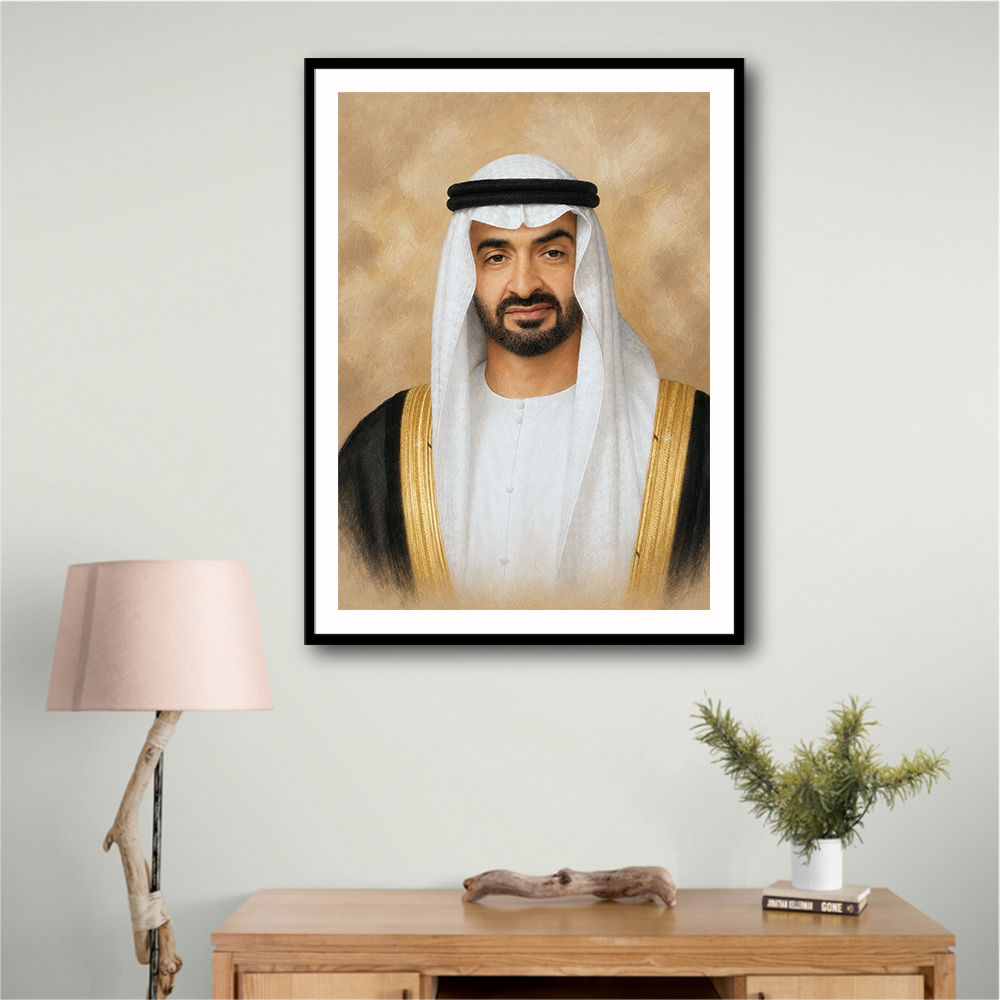 Sheikh Mohammed Bin Zayed Al Nahyan Classic Royal Portrait