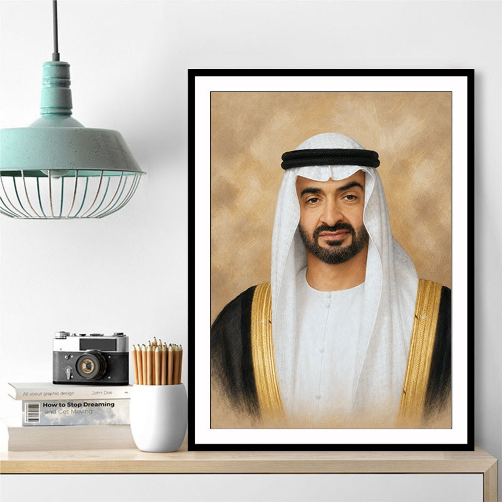 Sheikh Mohammed Bin Zayed Al Nahyan Classic Royal Portrait