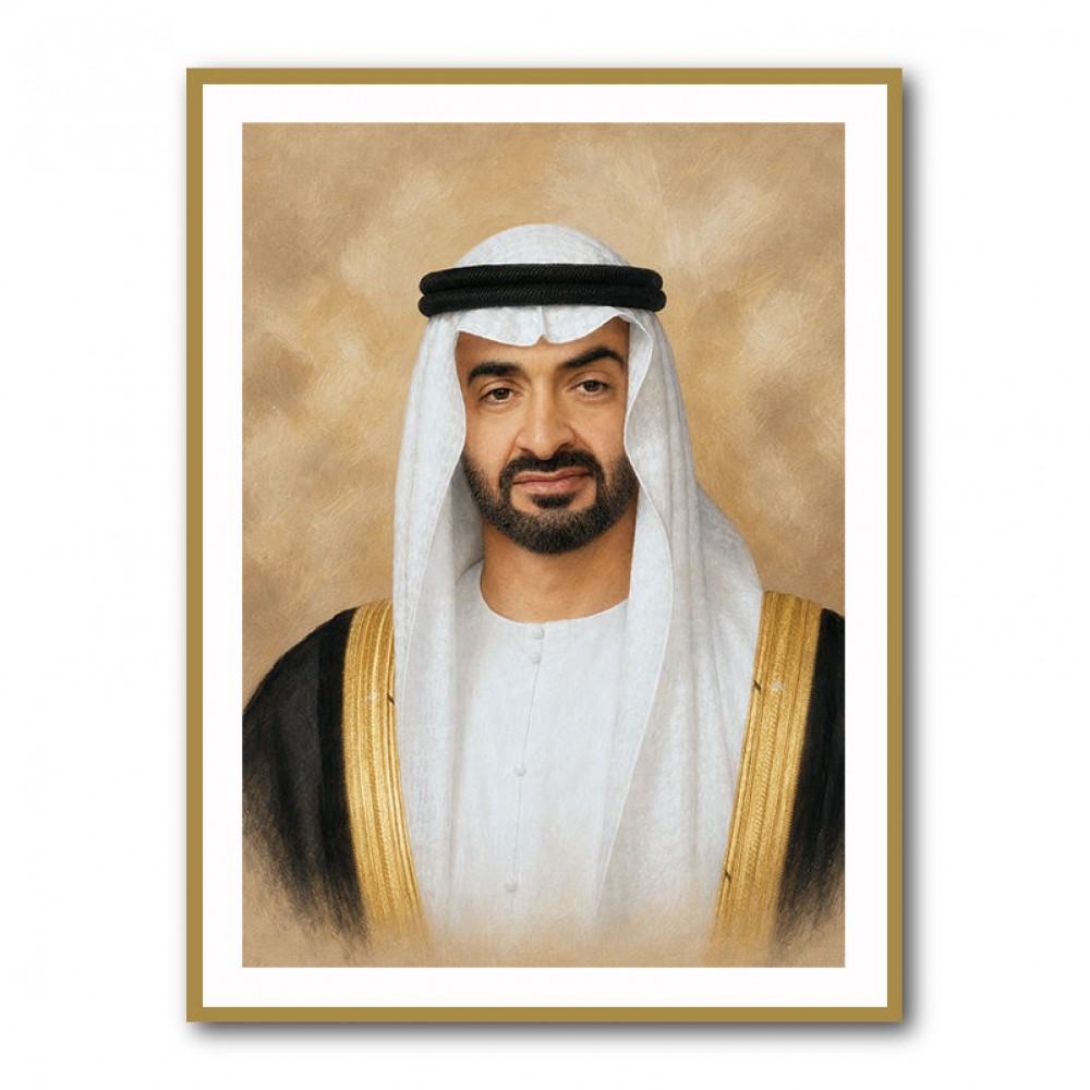 Sheikh Mohammed Bin Zayed Al Nahyan Classic Royal Portrait