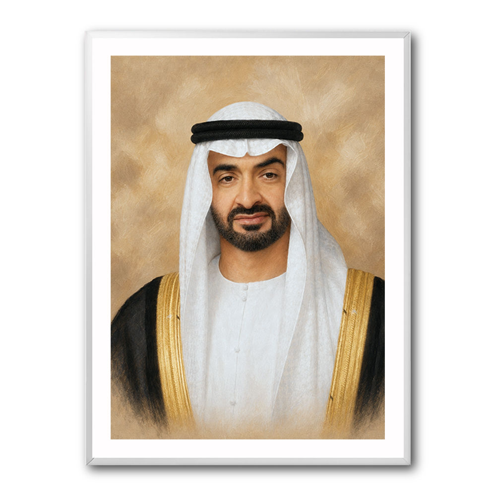 Sheikh Mohammed Bin Zayed Al Nahyan Classic Royal Portrait