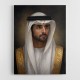 Sheikh Hamdan bin Mohammed bin Rashid Al Maktoum Classic Royal Portrait