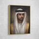 Sheikh Hamdan bin Mohammed bin Rashid Al Maktoum Classic Royal Portrait