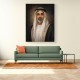 Sheikh Khaled bin Mohamed bin Zayed Al Nahyan Classic Royal Portrait