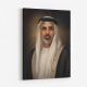 Sheikh Khaled bin Mohamed bin Zayed Al Nahyan Classic Royal Portrait