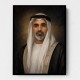 Sheikh Khaled bin Mohamed bin Zayed Al Nahyan Classic Royal Portrait