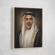 Sheikh Khaled bin Mohamed bin Zayed Al Nahyan Classic Royal Portrait