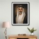 Sheikh Khaled bin Mohamed bin Zayed Al Nahyan Classic Royal Portrait