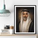 Sheikh Khaled bin Mohamed bin Zayed Al Nahyan Classic Royal Portrait