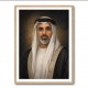 Sheikh Khaled bin Mohamed bin Zayed Al Nahyan Classic Royal Portrait