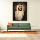 Sheikh Khalifa Bin Zayed Al Nahyan Classic Royal Portrait 