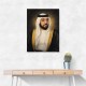 Sheikh Khalifa Bin Zayed Al Nahyan Classic Royal Portrait 