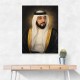 Sheikh Khalifa Bin Zayed Al Nahyan Classic Royal Portrait 