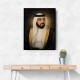 Sheikh Khalifa Bin Zayed Al Nahyan Classic Royal Portrait 