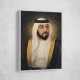 Sheikh Khalifa Bin Zayed Al Nahyan Classic Royal Portrait 