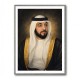 Sheikh Khalifa Bin Zayed Al Nahyan Classic Royal Portrait 