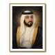 Sheikh Khalifa Bin Zayed Al Nahyan Classic Royal Portrait 
