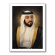 Sheikh Khalifa Bin Zayed Al Nahyan Classic Royal Portrait 