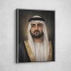 Sheikh Maktoum Bin Mohammed Bin Rashid Al Maktoum Classic Royal Portrait