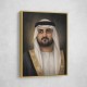 Sheikh Maktoum Bin Mohammed Bin Rashid Al Maktoum Classic Royal Portrait