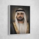 Sheikh Maktoum Bin Mohammed Bin Rashid Al Maktoum Classic Royal Portrait