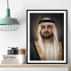 Sheikh Maktoum Bin Mohammed Bin Rashid Al Maktoum Classic Royal Portrait