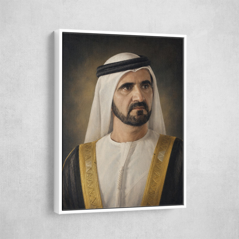 Sheikh Mohammed bin Rashid Al Maktoum Classic Royal Portrait