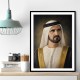 Sheikh Mohammed bin Rashid Al Maktoum Classic Royal Portrait