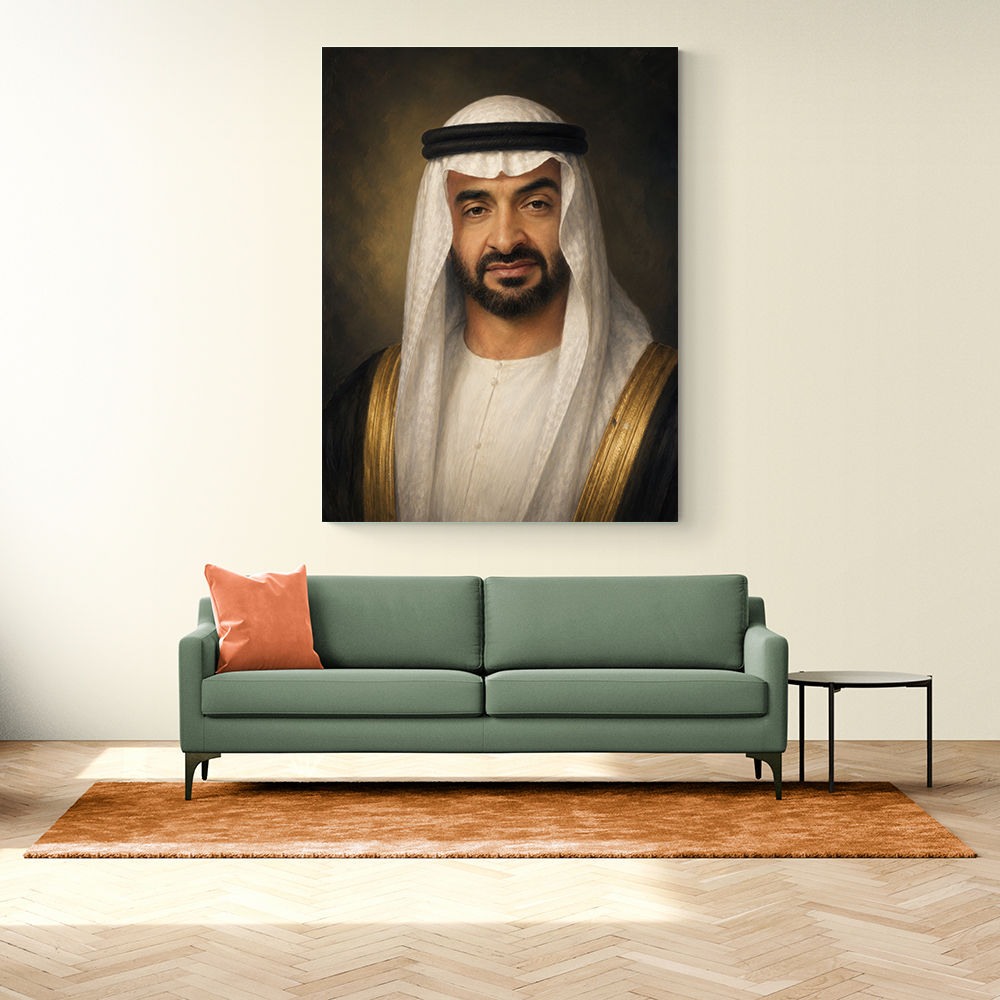 Sheikh Mohammed Bin Zayed Al Nahyan Classic Royal Portrait