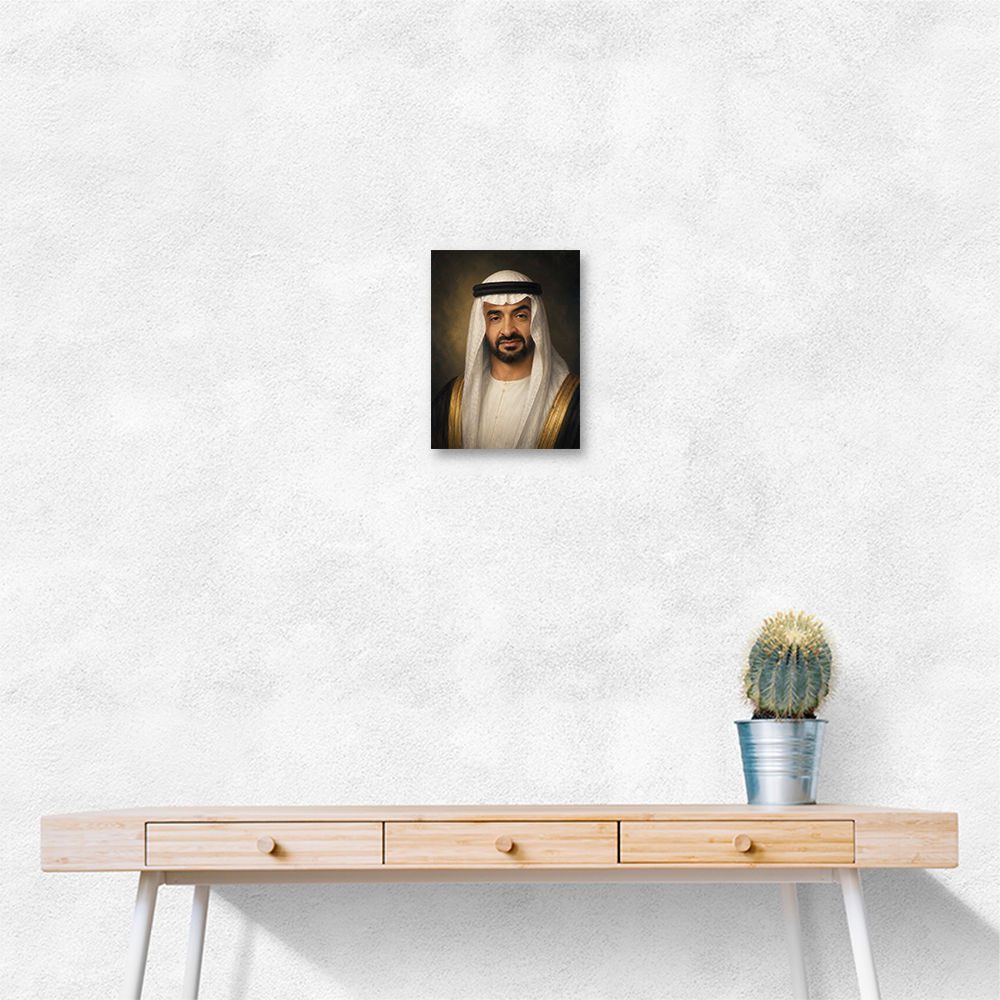 Sheikh Mohammed Bin Zayed Al Nahyan Classic Royal Portrait