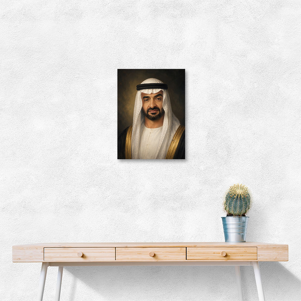 Sheikh Mohammed Bin Zayed Al Nahyan Classic Royal Portrait