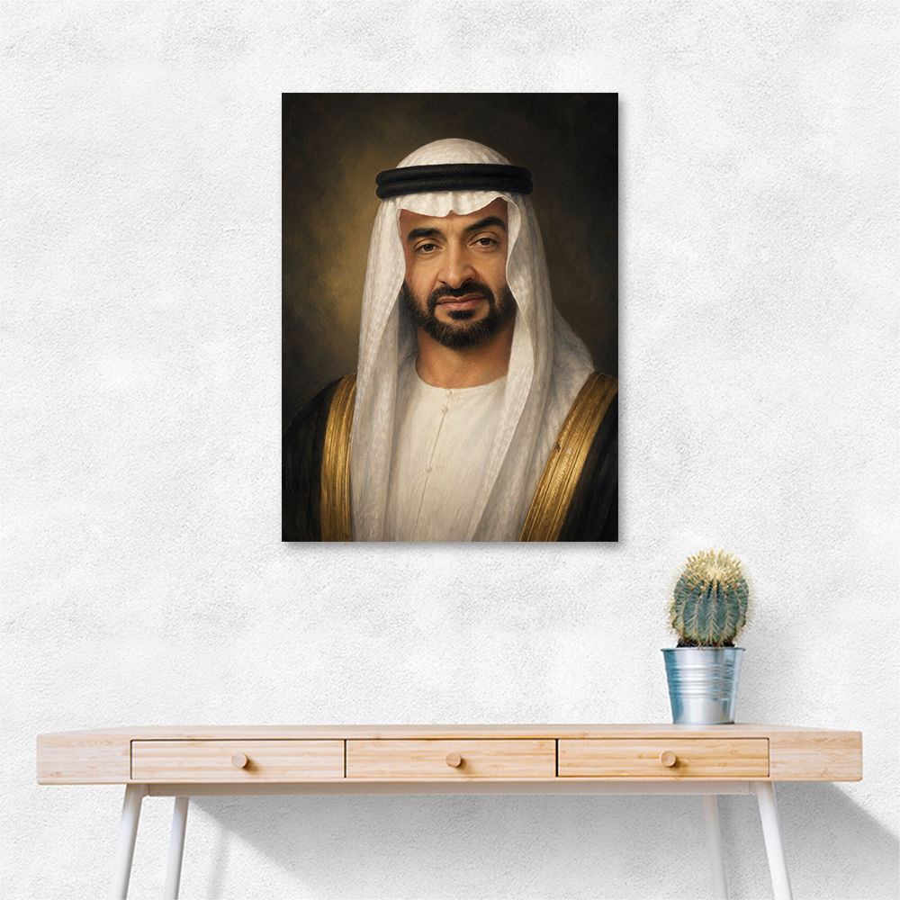 Sheikh Mohammed Bin Zayed Al Nahyan Classic Royal Portrait