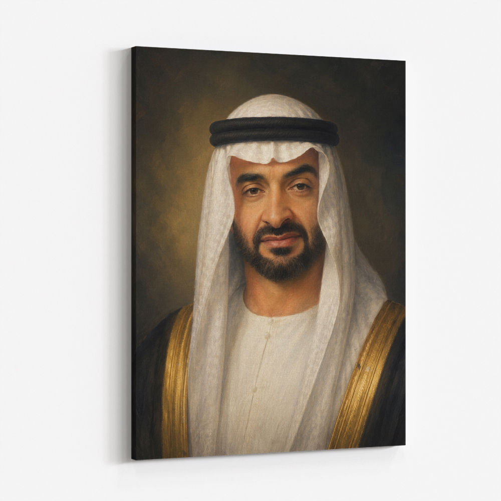 Sheikh Mohammed Bin Zayed Al Nahyan Classic Royal Portrait
