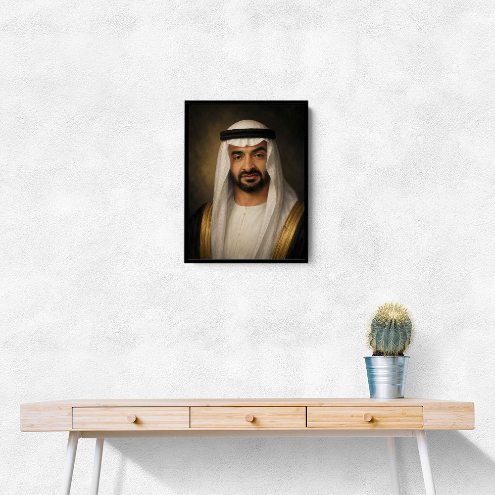 Sheikh Mohammed Bin Zayed Al Nahyan Classic Royal Portrait