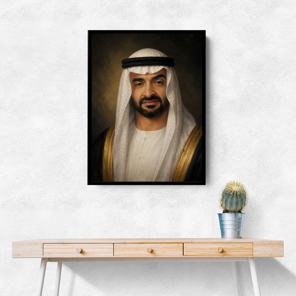 Sheikh Mohammed Bin Zayed Al Nahyan Classic Royal Portrait