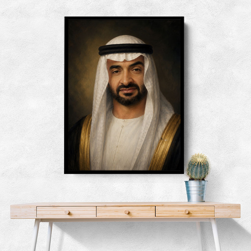 Sheikh Mohammed Bin Zayed Al Nahyan Classic Royal Portrait