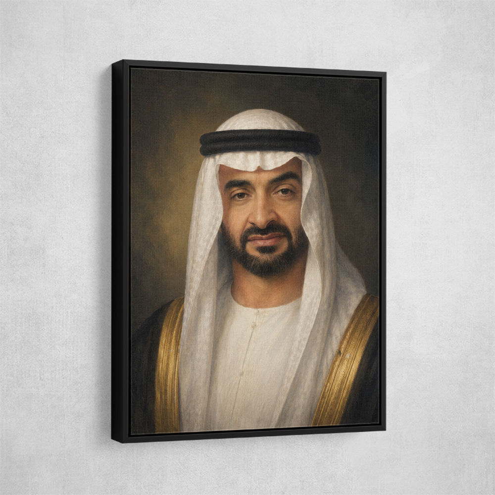 Sheikh Mohammed Bin Zayed Al Nahyan Classic Royal Portrait