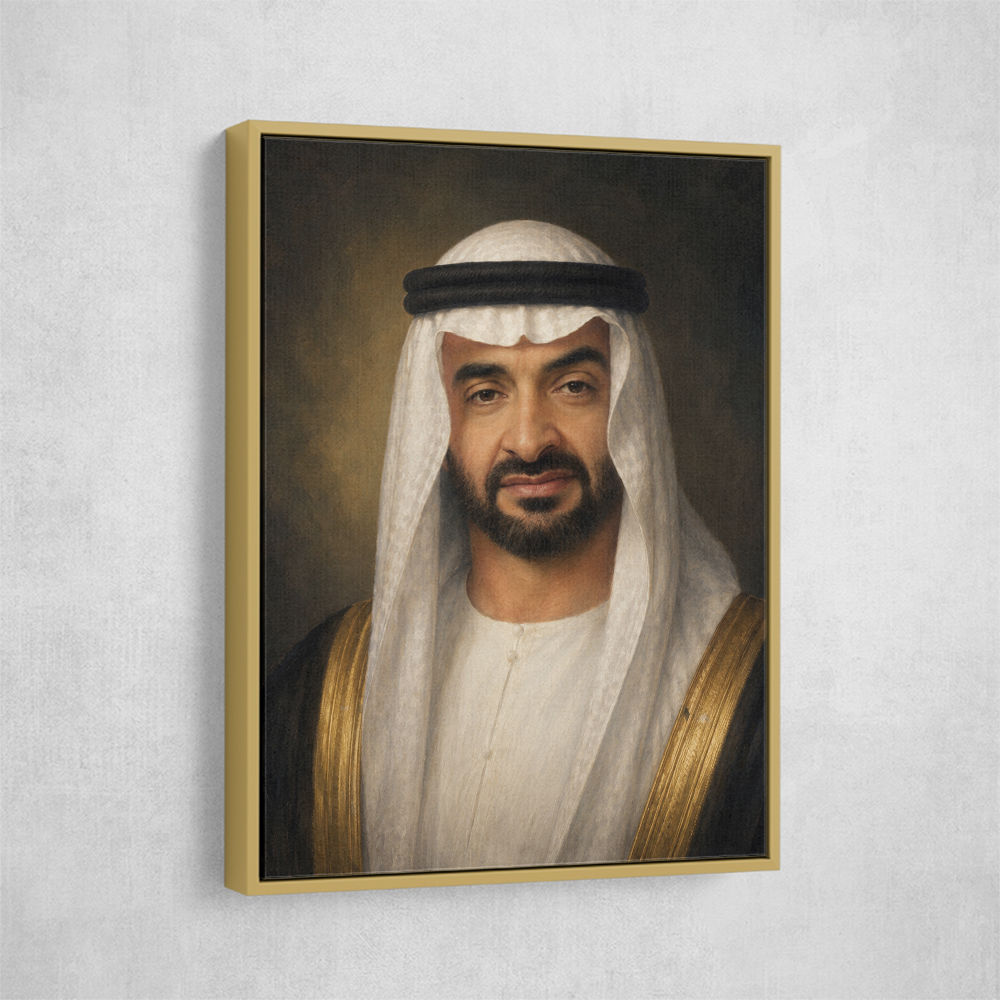Sheikh Mohammed Bin Zayed Al Nahyan Classic Royal Portrait