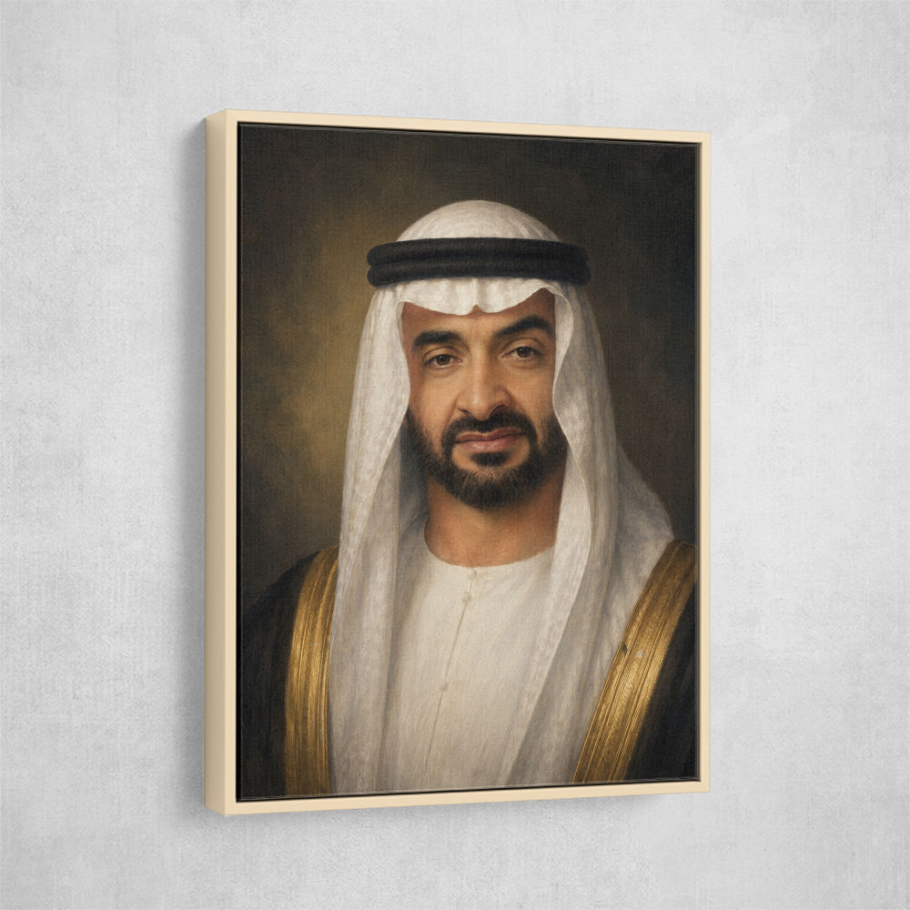 Sheikh Mohammed Bin Zayed Al Nahyan Classic Royal Portrait