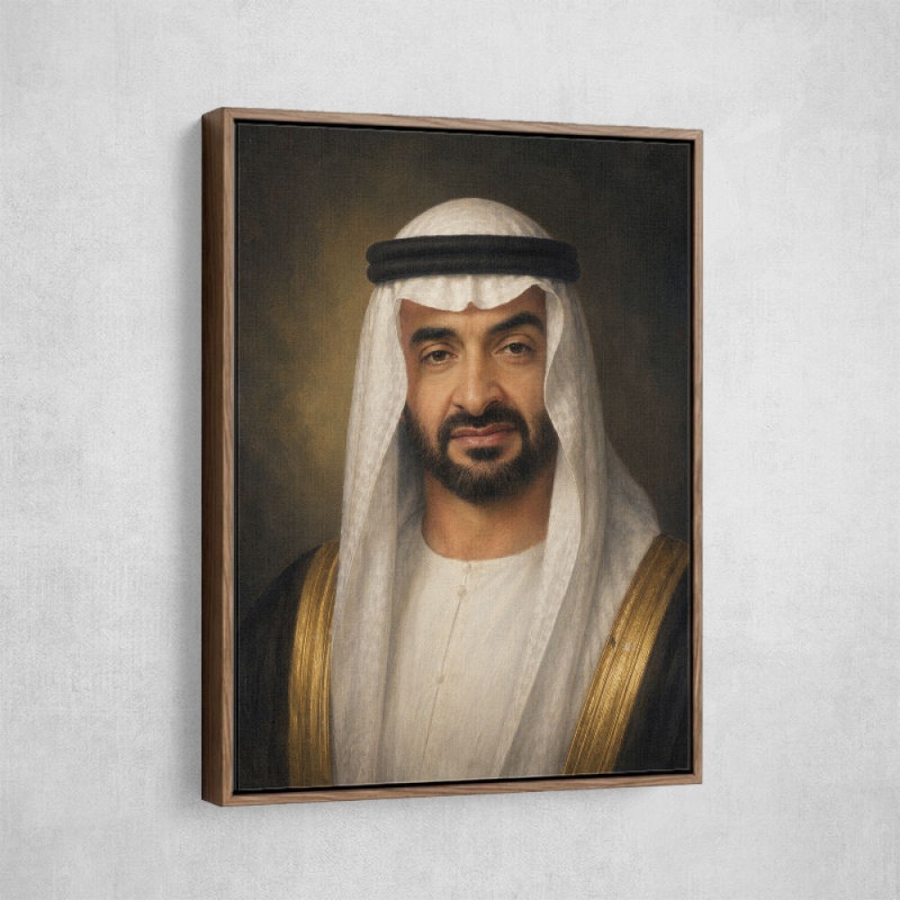 Sheikh Mohammed Bin Zayed Al Nahyan Classic Royal Portrait