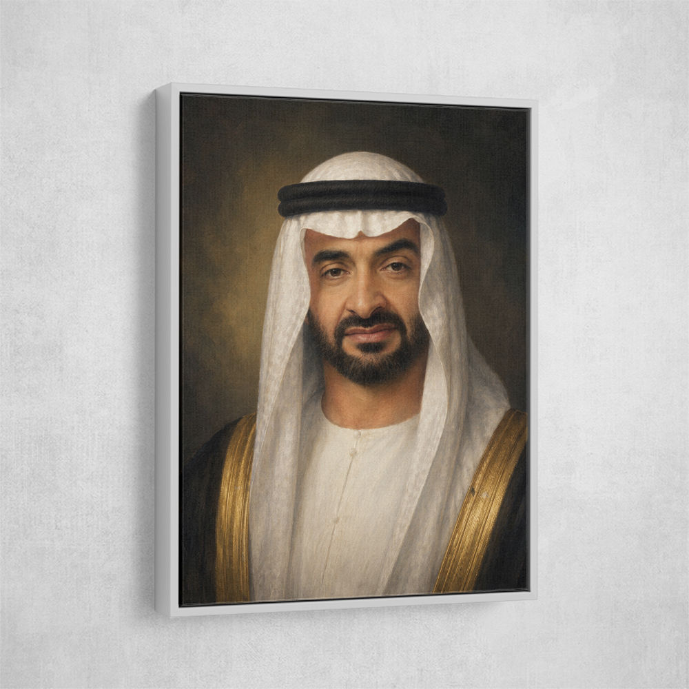 Sheikh Mohammed Bin Zayed Al Nahyan Classic Royal Portrait