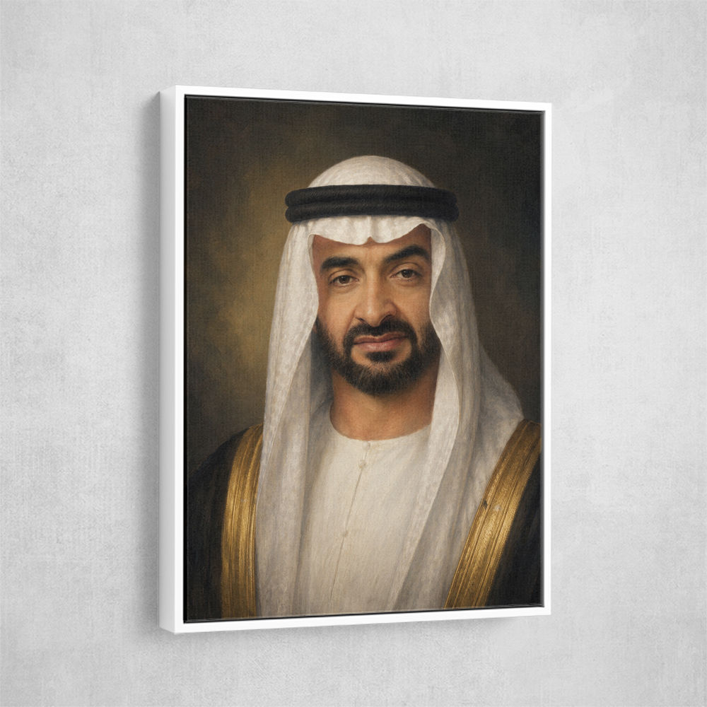Sheikh Mohammed Bin Zayed Al Nahyan Classic Royal Portrait
